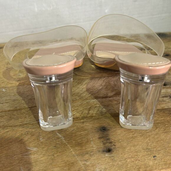 Dream Pairs Womens Clear Strap Transparent Block Heel Sandals Size 38 - Picture 5 of 8